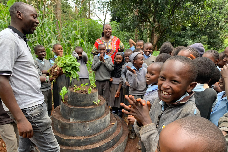 Teaching organic farming