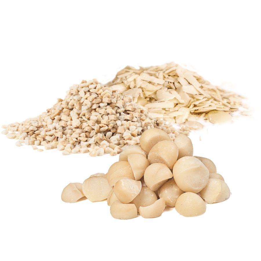 Macadamia Nuss Größen