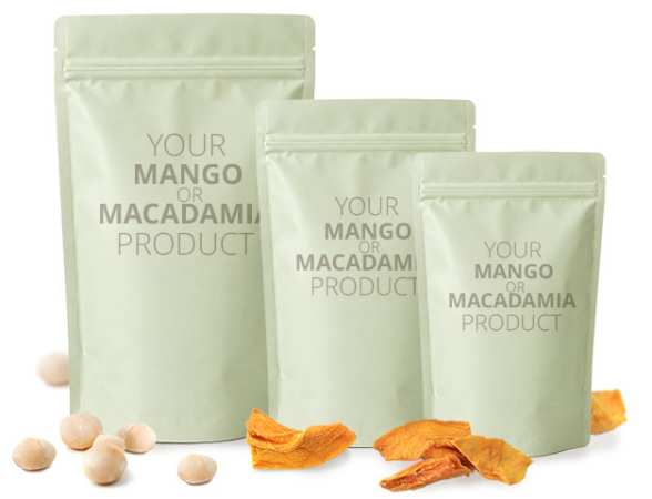 Macadamia & Mango Doypack Abfüllung in Kenia bei LIMBUA