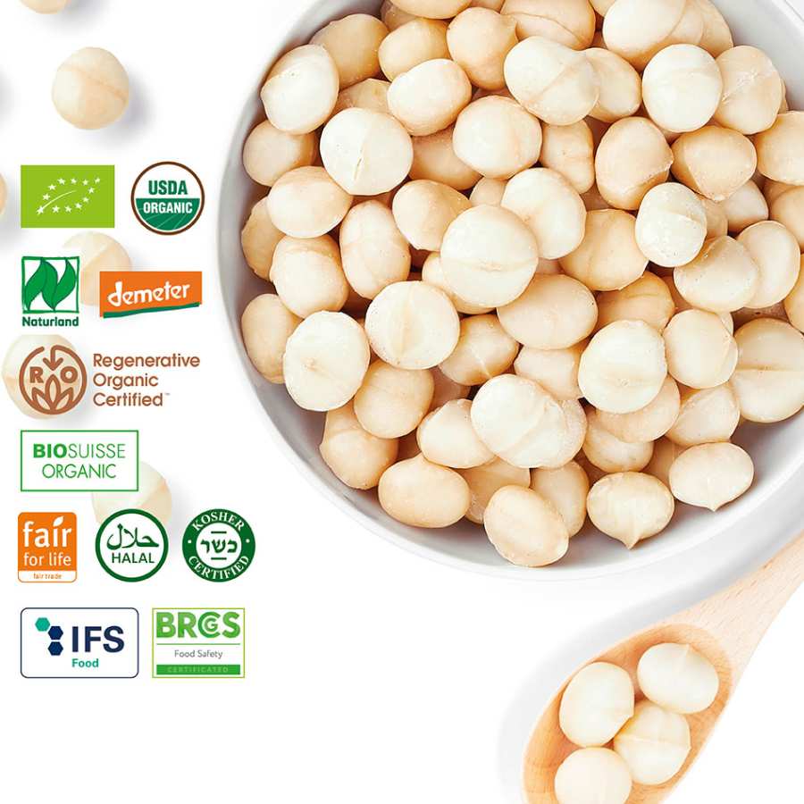 Macadamia Nüsse in Rohkostqualität