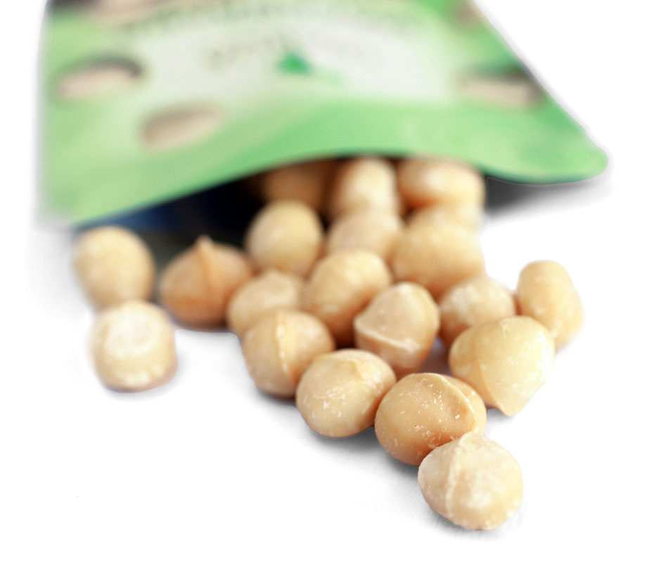 Geröstete macadamia im Doypack von LIMBUA